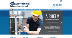 Desktop Screenshot of griffithsmechanical.com